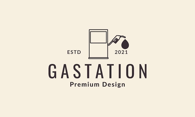 Tankstelle logo vektor symbol icon design grafik illustration