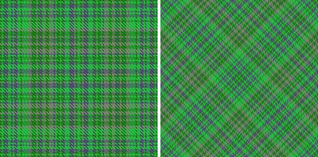 Tartan-karomuster textur stoffvektor überprüfen sie den nahtlosen textilhintergrund