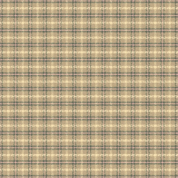 Tartan-plaid-muster mit textur und naturfarbe vektor-illustration