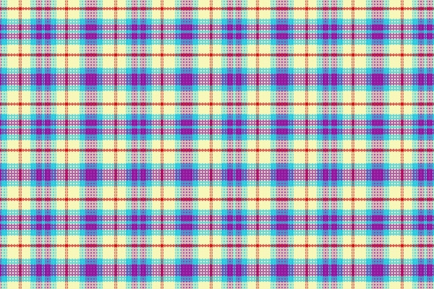 Tartan-plaidmuster mit textur und sommerfarbe