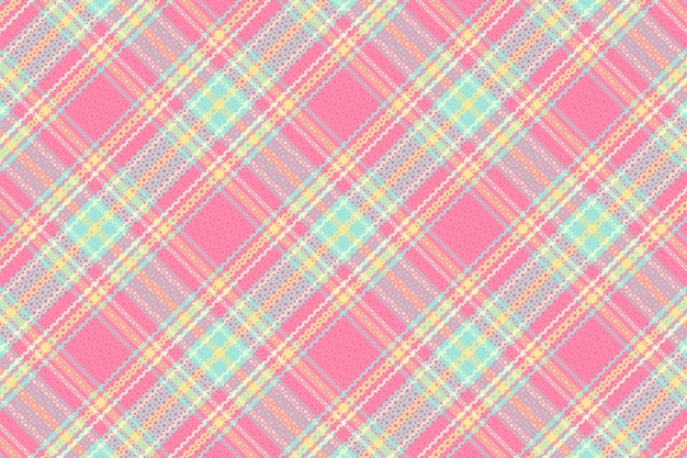 Tartan-Plaidmuster mit Textur und Sommerfarbe