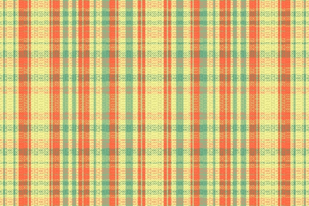 Tartan-Plaidmuster mit Textur und Sommerfarbe