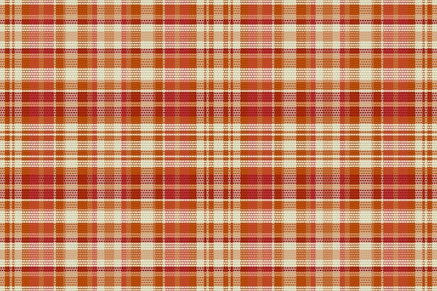 Tartan-plaidmuster mit textur und warmer farbe