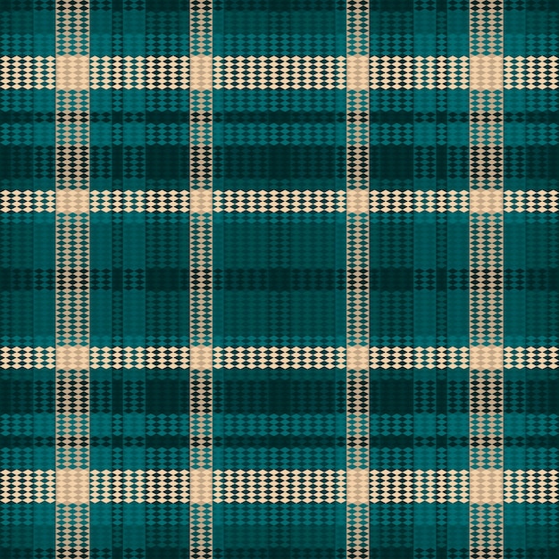 Vektor tartan-plattenmuster mit textur