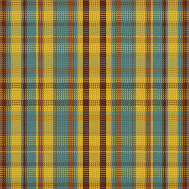 Vektor tartan-plattenmuster mit textur