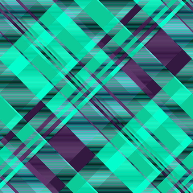 Tartan-Schachtelgewebe mit hintergründigem Vektor, nahtlos mit einer Textur mit gefärbtem Muster, Textilien