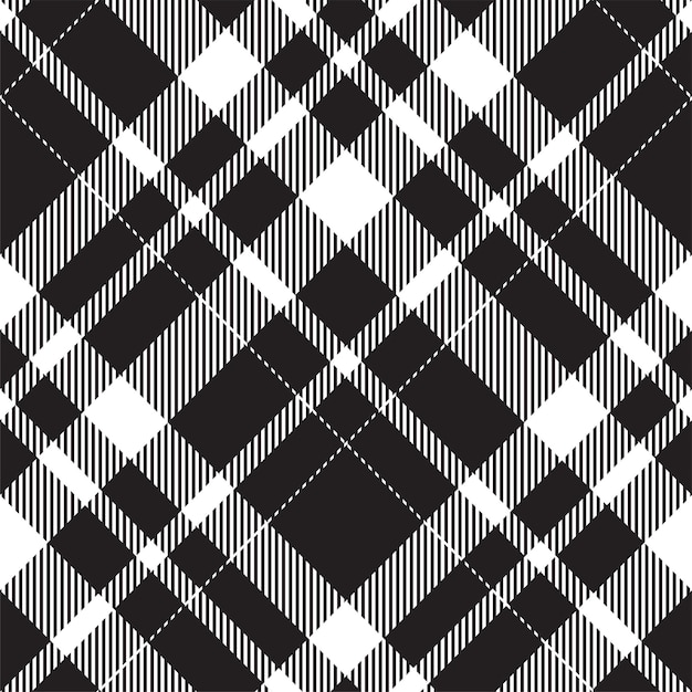 Tartan schottland nahtloser karierter Mustervektor Retro-Hintergrundstoff Vintage-Check-Farbquadrat geometrische Textur