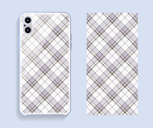 Tartan schottland smartphone cover vorlage