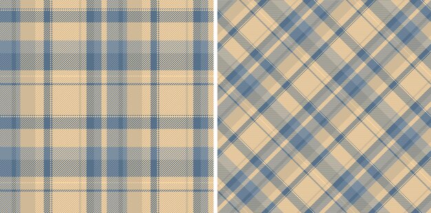 Tartan-Vektorstoff mit Hintergrundtexturmuster und textilem, nahtlosem Karomuster in neuartigen Farben