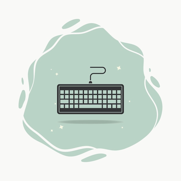 Vektor tastatur-symbol-grafik-design-vektor-illustration