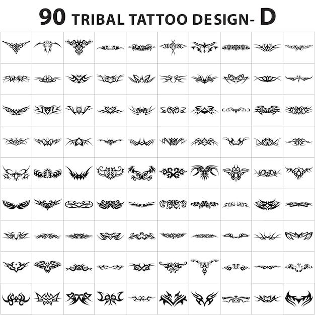 tattoo mehendi design set sammlung zeichnung tatoo hina hena bündel vektor sexy