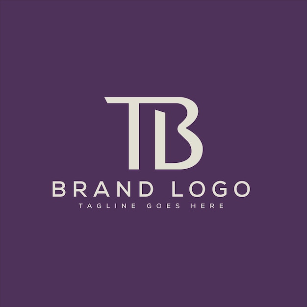 Tb-logo-buchstaben-design-vektor-vorlage-design für die marke