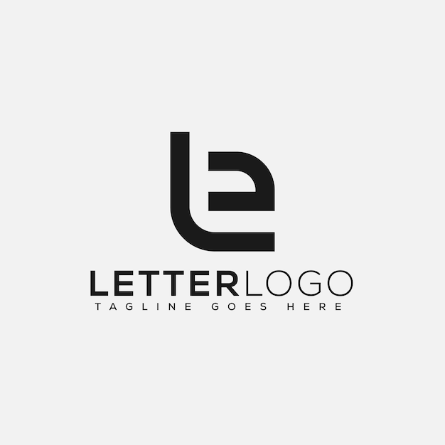 Vektor te-logo-design-vorlage, vektorgrafik-branding-element