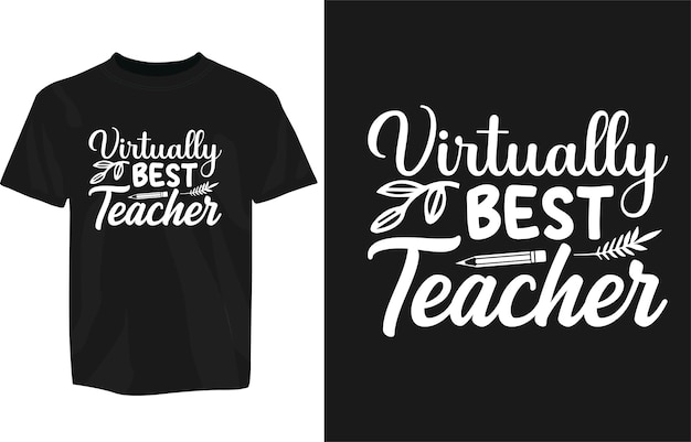 Teachers day motivierende t-shirt-design-vorlagenaufkleber verwenden jeden ort teachers day t-shirt
