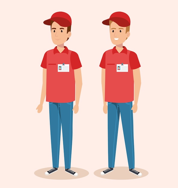 Team Kurier Zeichen Lieferservice