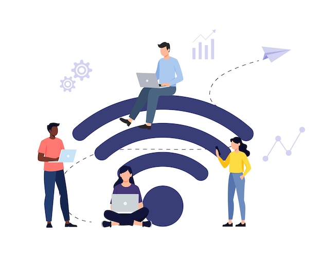 Teamarbeit und Projektdelegation Mitarbeiter arbeiten von zu Hause aus
