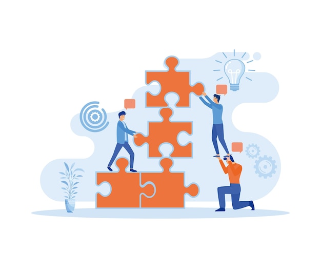 Teamarbeit und Teambuilding Unternehmensorganisation und Partnerschaft Problemlösung