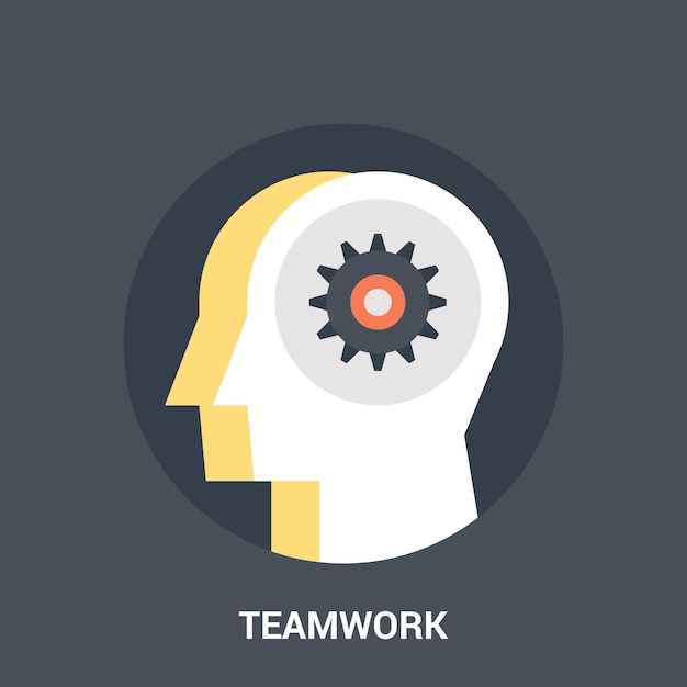 Teamwork-Icon-Konzept