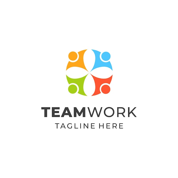 Teamwork-logo-vektorbilder