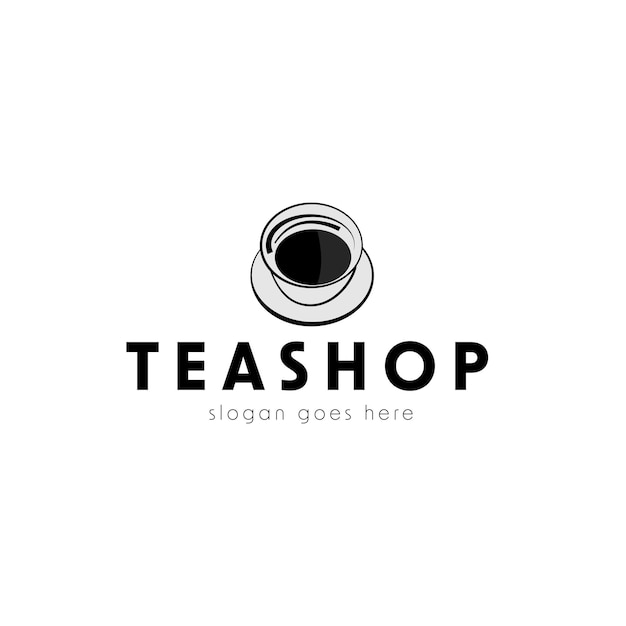 Teashop-Vektor-Logo-Design