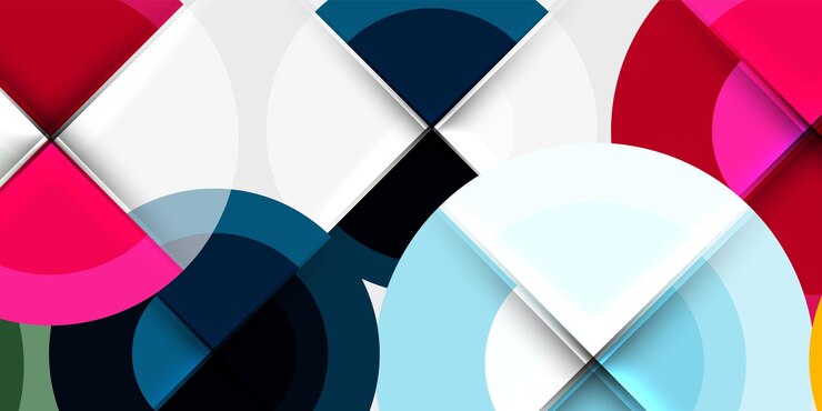 Vektor techno-kreise und halbkreise vektor-illustration für tapeten banner hintergrund karte buch illustration landungsseite