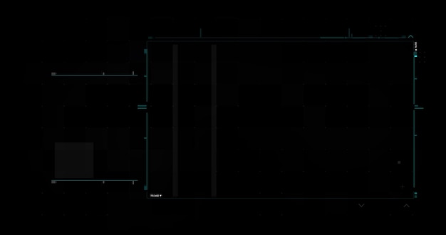 Technologie abstrakter hintergrund video-overlay