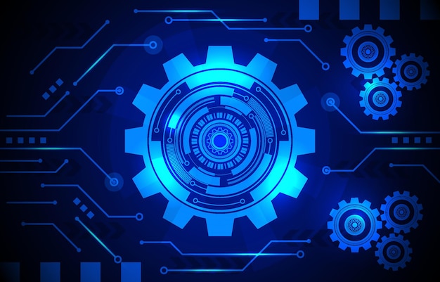 Technologie Futuristische Hintergrundgeräte