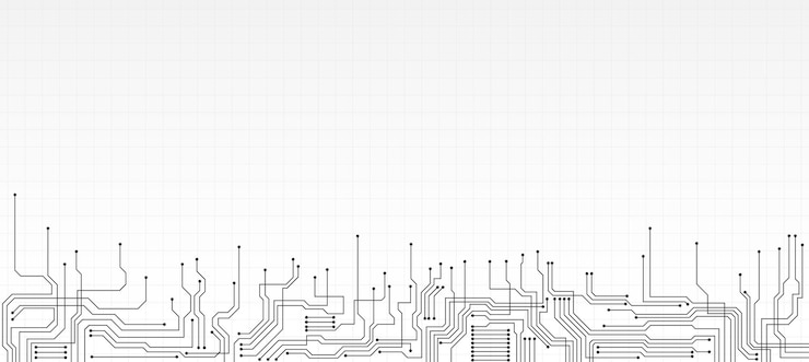 Vektor technologie-hintergrund mit hitech digital