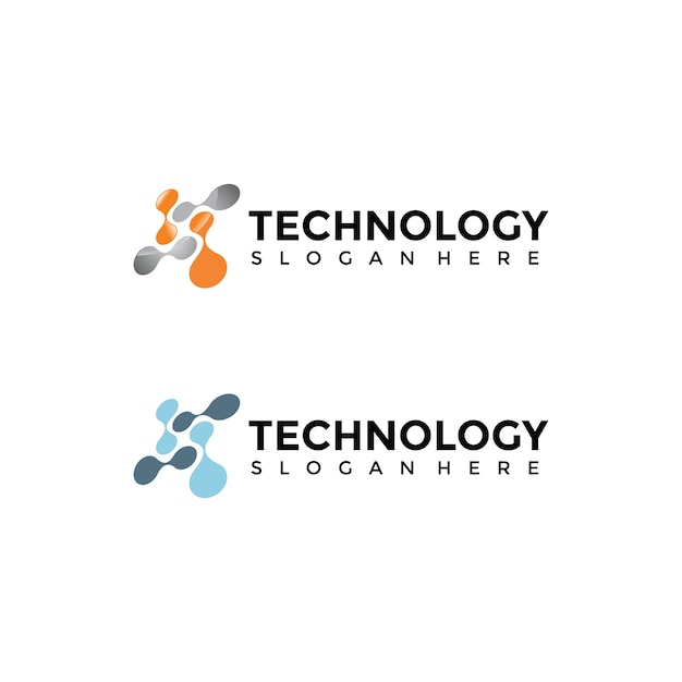 Technologie-logo-vorlage