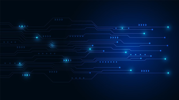 Technologiehintergrund mit Hitech digital