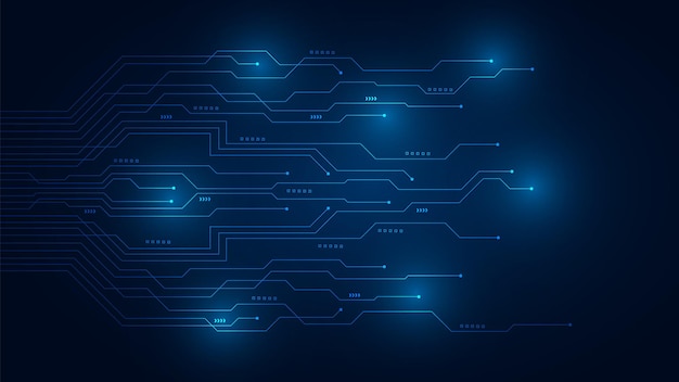 Technologiehintergrund mit Hitech-Digitaldaten