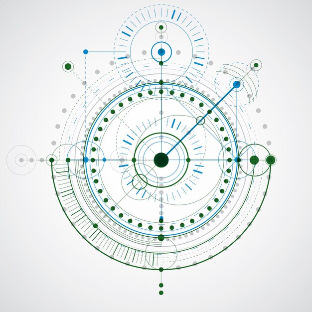 Technologischer hintergrund der vektortechnik, futuristischer technischer plan, mechanismus. mechanisches schema, abstraktes industriedesign kann als website-hintergrund verwendet werden.