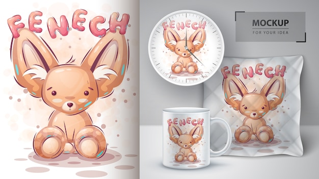 Teddy fenech poster und merchandising.