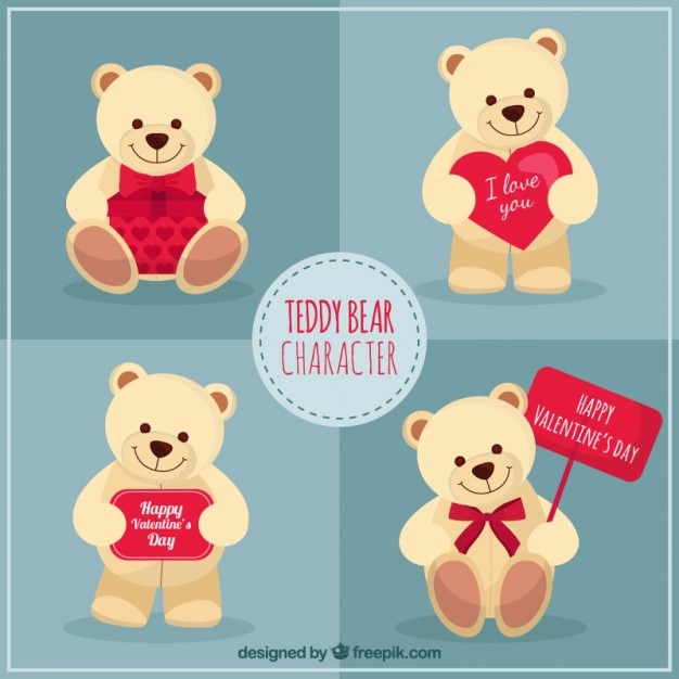 Teddybär tag zeichen valentine