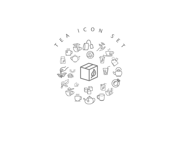 Tee-icon-set-design