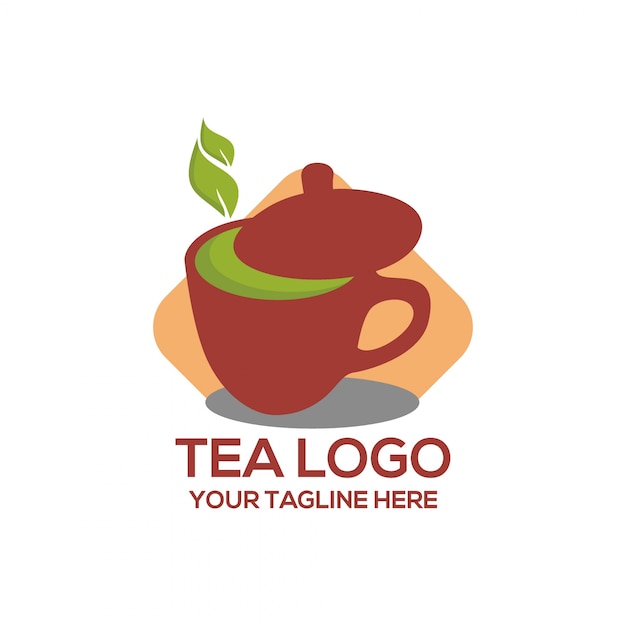 Tee-logo-vektor. logo trinken. frisches getränk logo.