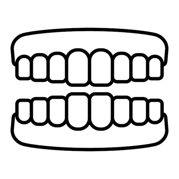 Vektor teeth icon