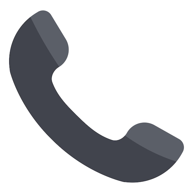 Telefon-Icon-Vektor im trendigen Stil, isoliert auf weißem Hintergrund