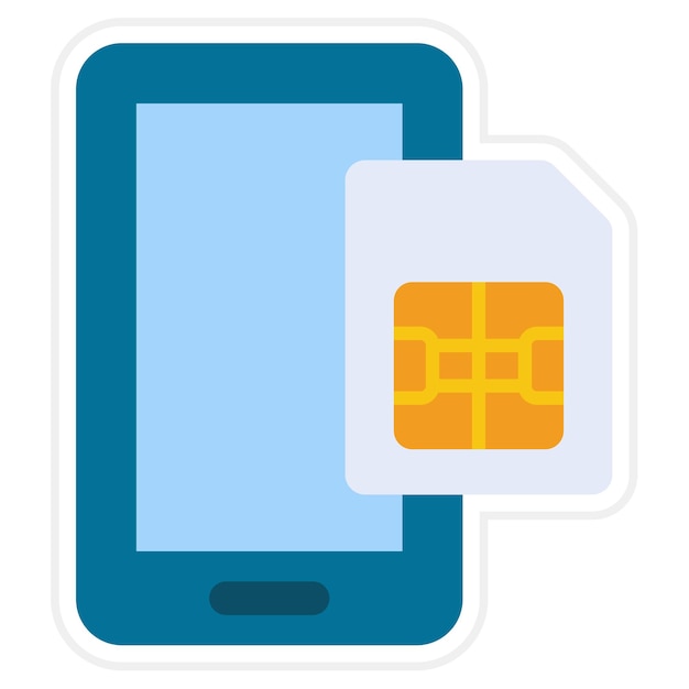 Telefon-SIM-Symbol