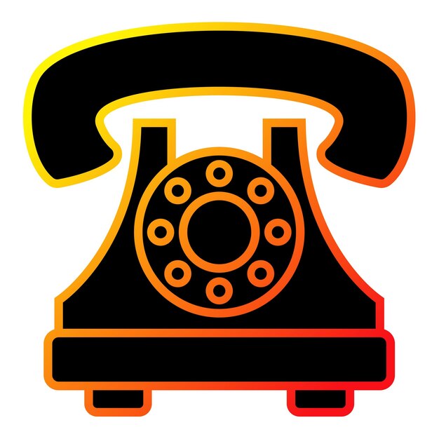 Vektor telefon-symbol