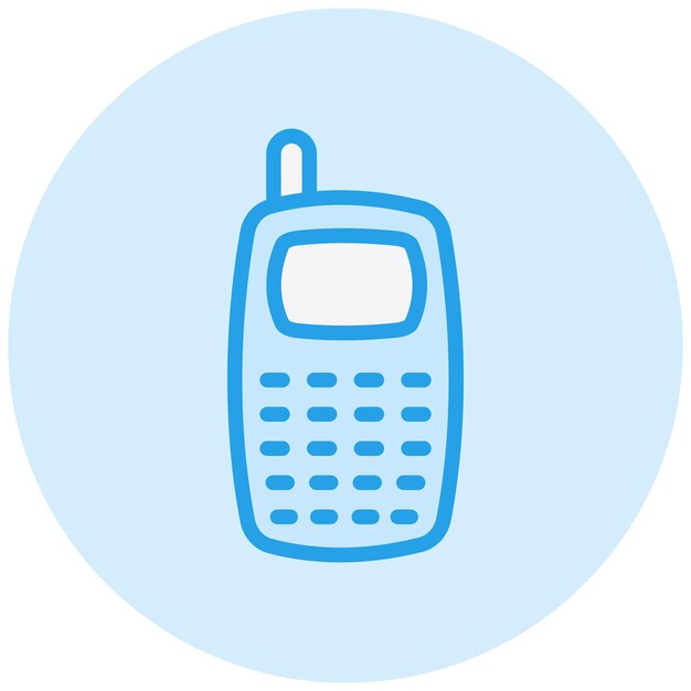 Telefon-Vektor-Ikonen-Design-Illustration