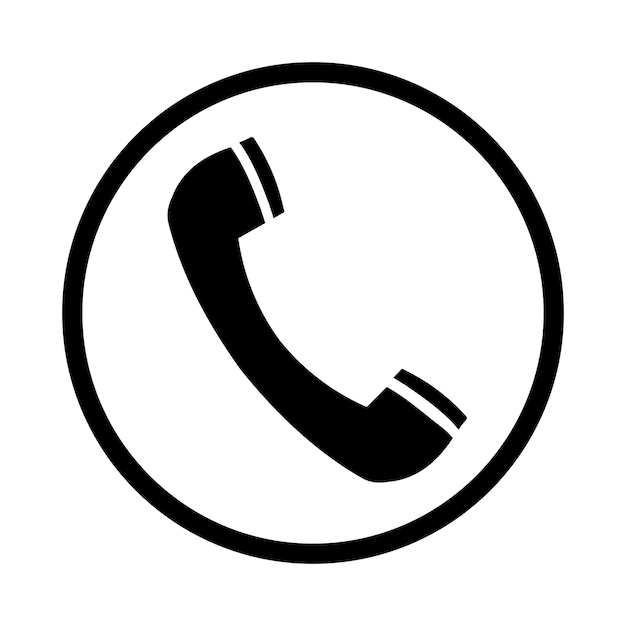 Vektor telefonanruf symbol vektor illustration design telefon