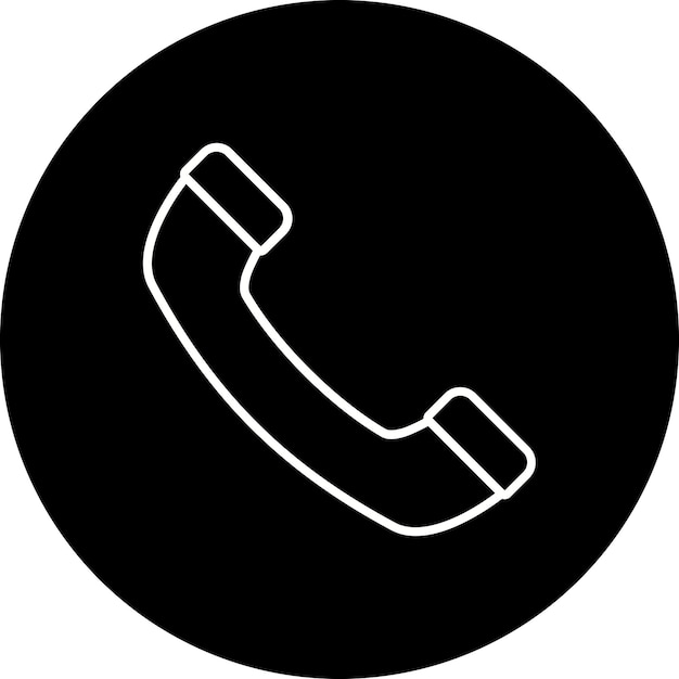 Vektor telefonanruf-symbol