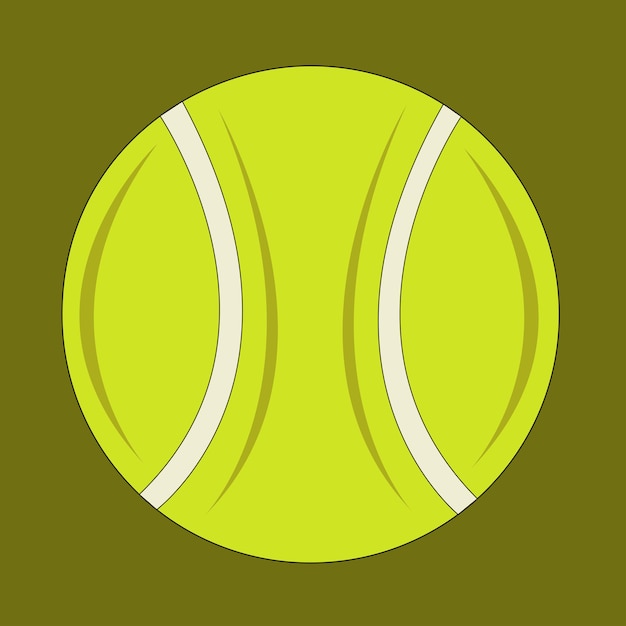 Tennis ball abbildung