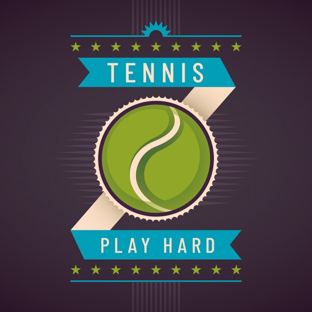 Tennis hintergrunddesign