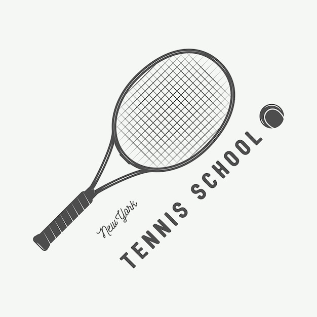 Vektor tennis-logo