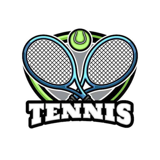 Vektor tennis-sport-logo