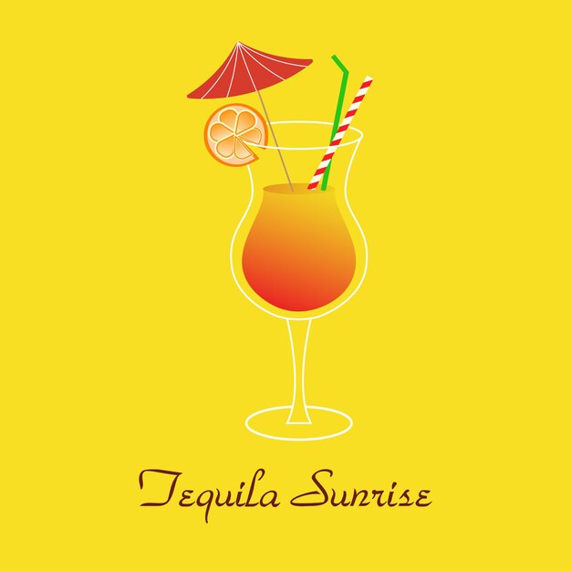 Tequila Sunrise Cocktail Sommergetränke