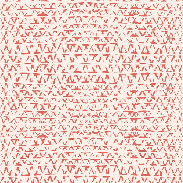 Terrakotta-Rot-Weiß-Batik-Batik-Bordüre. Schablone Japan-Hintergrund. Nahtloses Shibori-Muster. Tie-Dye-abstrakte Textur. Aquarell-Shoji-Design. Kimono-Fliese. Organisches Minimalgitter.