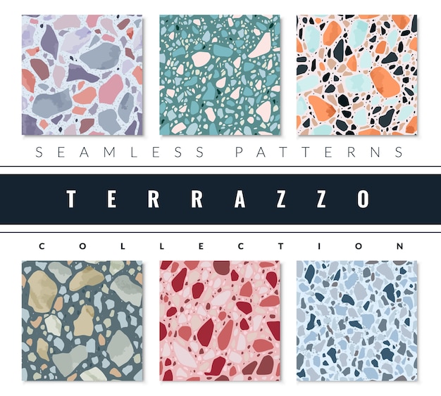 Terrazzomuster eingestellt.